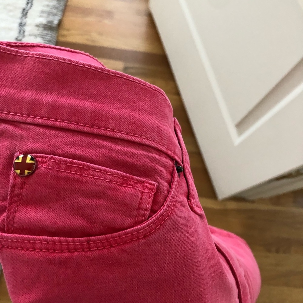Hudson red cropped jean pant - Picture 10 of 11